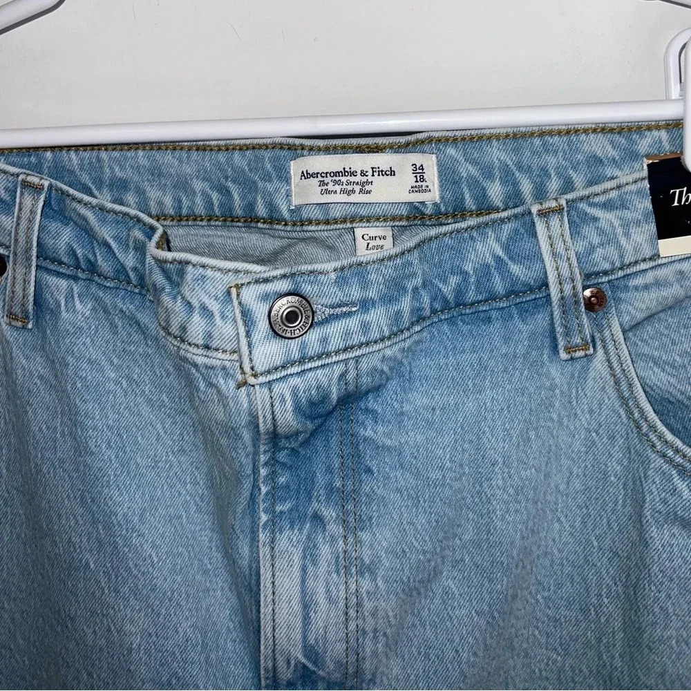 NEW Abercrombie The '90s Straight - Picture 5 of 14